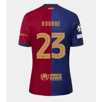 Barcelona Jules Kounde #23 Fußballbekleidung Heimtrikot 2024-25 Kurzarm